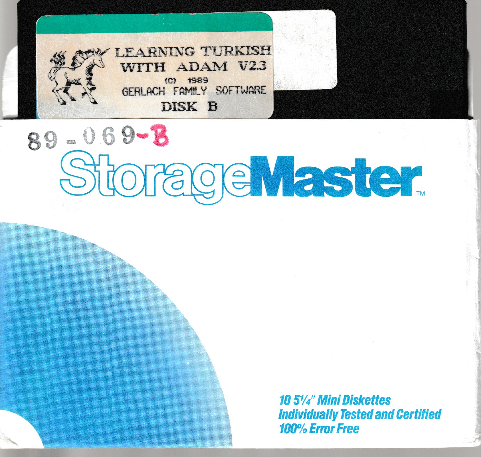 Learning Turkish With ADAM Floppy Disk